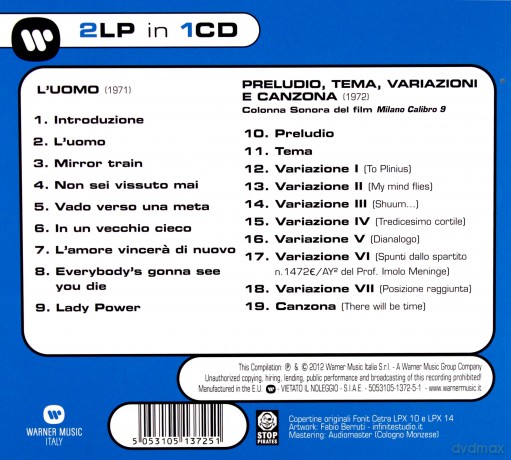 Osanna: l'uomo/o.s.t. Milano.. [CD]