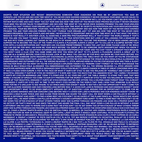 Lust For Youth: Lust For Youth [CD]