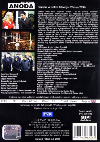 Teatr TVP: Pseudonim Anoda [DVD]