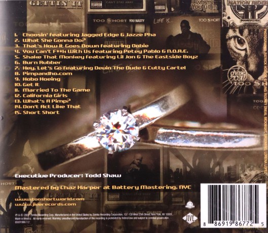 Too Short: Married to the Game [CD]