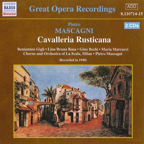 P. Mascagni: Mascagni: Cavalleria Rusticana [2CD]