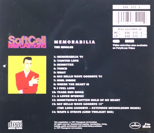 Soft Cell: Memorabilia - the Singles [CD]