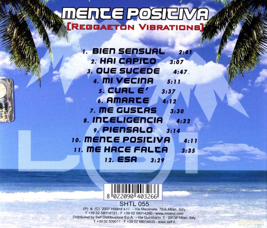 Mente Positiva (Reggaeton Vibrations) [CD]