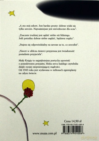 Mały Książę - Antoine de Saint-Exupery [KSIĄŻKA]