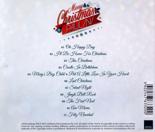 Paulini: Merry Christmas [CD]