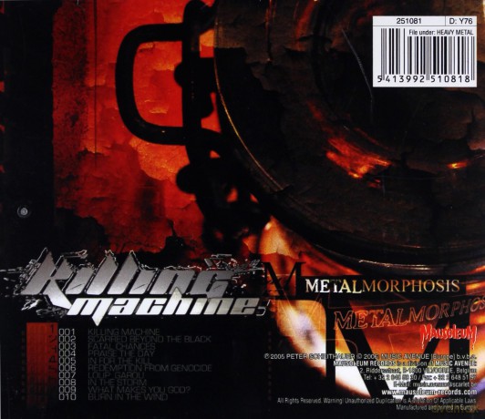 Killing Machine: Metalmorphosis [CD]