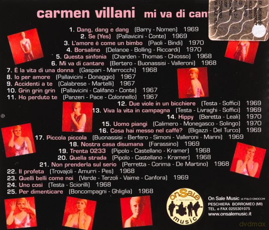 Carmen Villani: Mi Va Di Cantare [CD]
