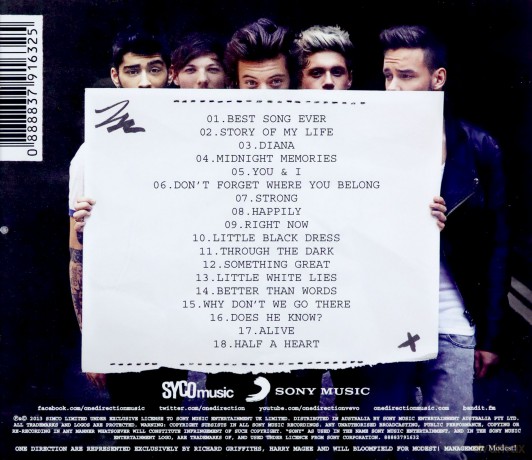 One Direction: Midnight Memories [CD]