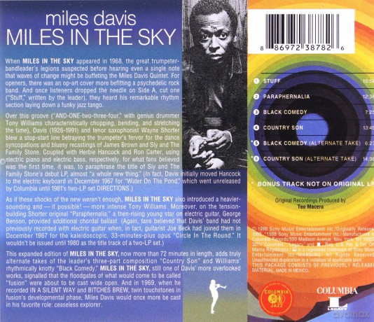 Miles Davis: Miles in the Sky [CD]