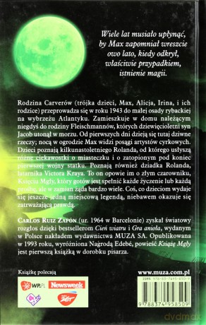 Książę Mgły (tw) - Carlos Ruiz Zafon [KSIĄŻKA]