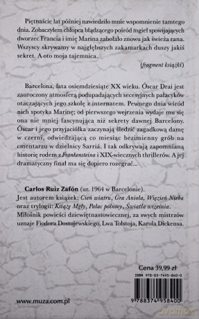 Marina - Carlos Ruiz Zafon [KSIĄŻKA]