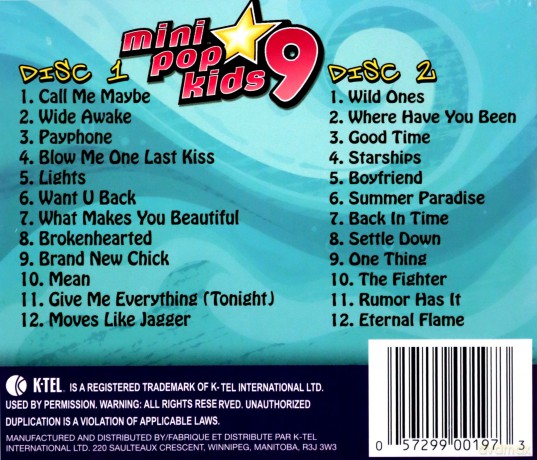 Mini Pops: Mini Pops 9 - Mini Pops [CD]