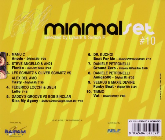 Minimal Set Vol. 10 [CD]