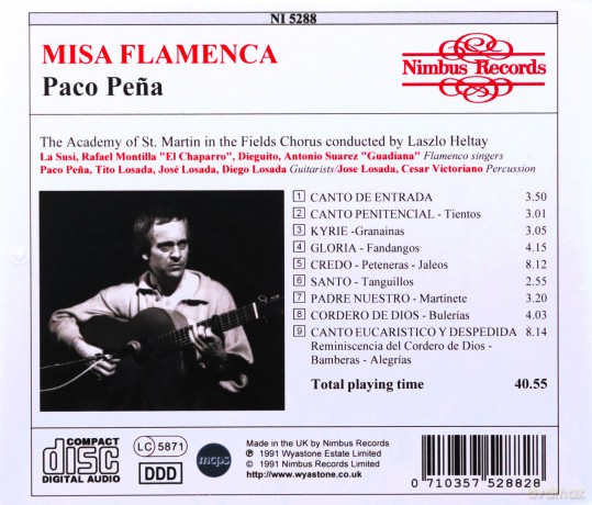 Paco Pena: Misa Flamenca [CD]