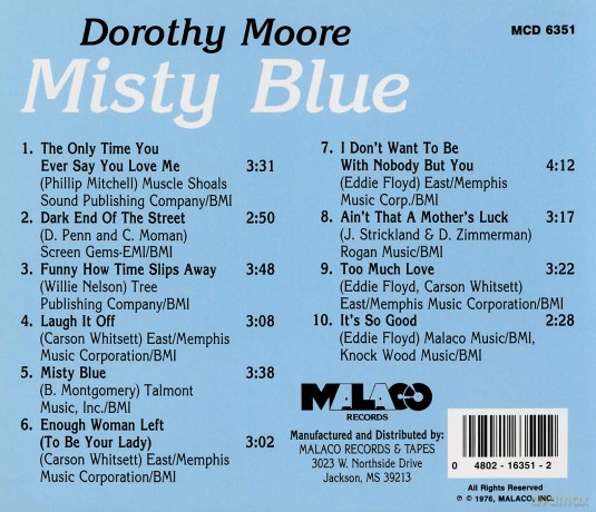 Dorothy Moore: Misty Blue [CD]