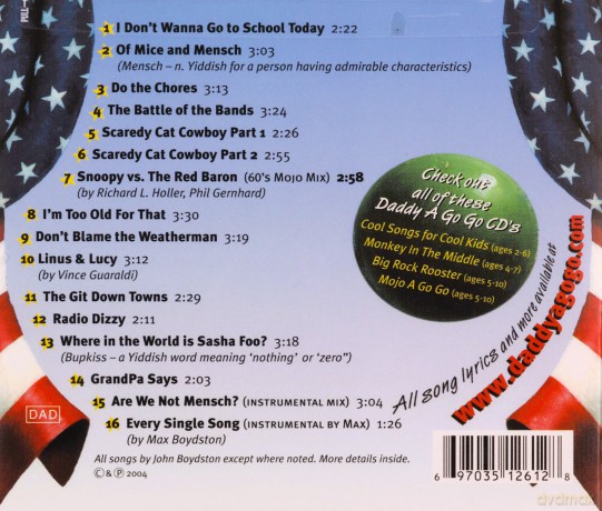 Daddy a Go Go: Mojo A Go Go-Real Rock For Kid [CD]