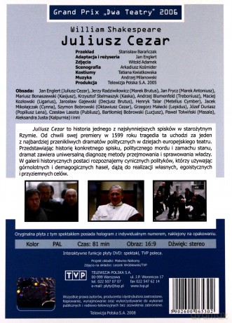 Teatr TVP: Juliusz Cezar [DVD]