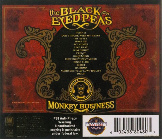 Black Eyed Peas: Monkey Business [CD]
