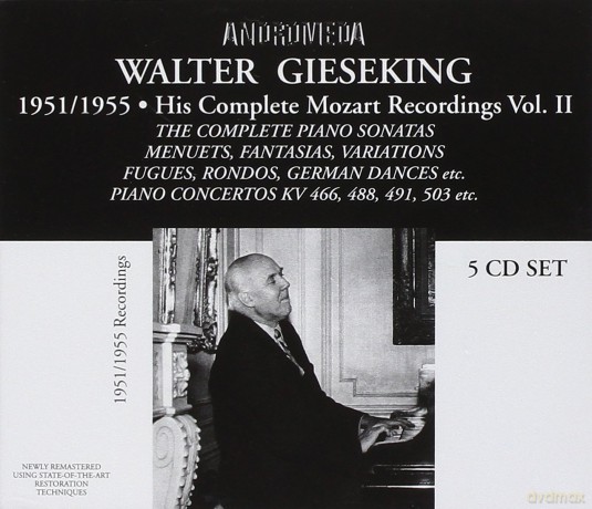 Walter Gieseking: Mozart - Piano Work, Vol 2 [5CD]
