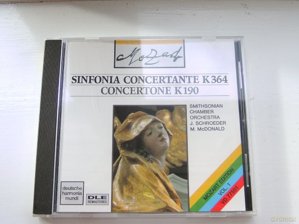 Jaap Schroeder: Mozart - Sinfonia Concertante K364 - Concertone K190 [CD]