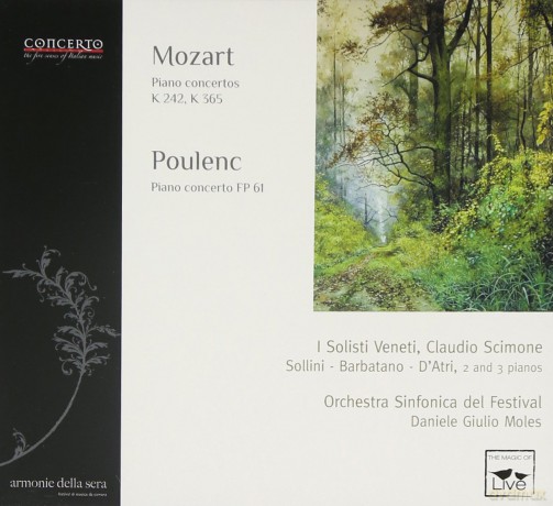Mozart: Piano Concertos, K242, K365/poulenc: Piano Concerto, Fp61 [CD]