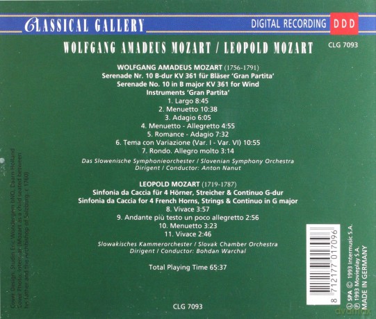 Wolfgang Amadeus Mozart: Mozart: Serenade No 10 [CD]