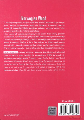 Norwegian Wood - Haruki Murakami [KSIĄŻKA]
