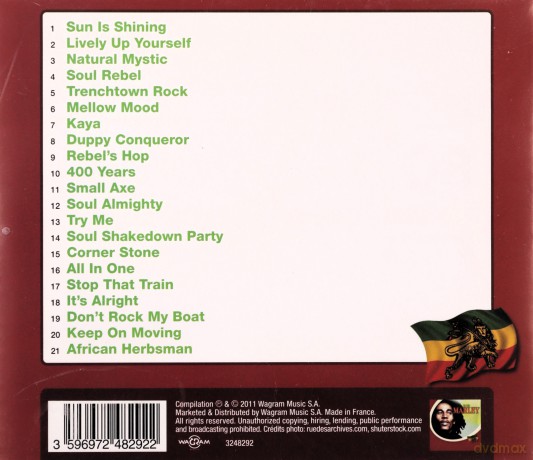 Bob Marley: The Legend. The best of Bob Marley [CD]