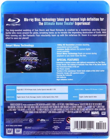 Fantastyczna Czwórka 2: Narodziny Srebrnego Surfera [Blu-Ray]