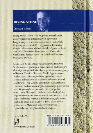 Grecki skarb - Irving Stone [KSIĄŻKA]