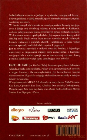 Suma naszych dni - Isabel Allende [KSIĄŻKA]