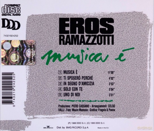 Eros Ramazzotti: Musica e' [CD]