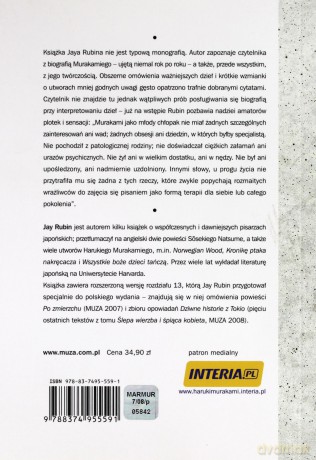 Haruki Murakami i muzyka słów - Jay Rubin [KSIĄŻKA]