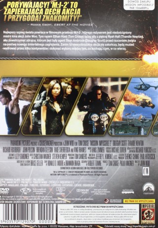 Mission: Impossible 2 (polski lektor) [DVD]