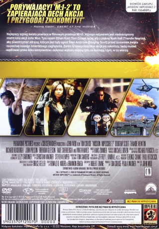 Mission: Impossible 2 (polski lektor) [DVD]