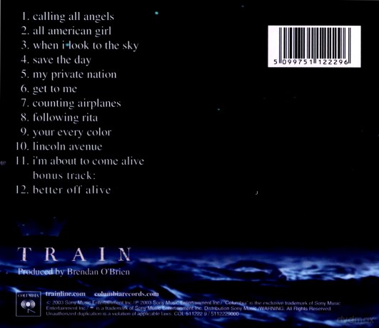 Train: My Private Nation [CD]