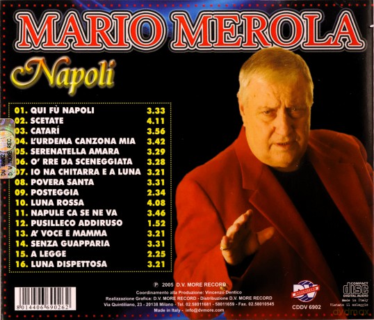 Mario Merola: Napoli [CD]