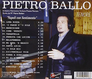 Pietro Ballo: Napoli Con Sentimento [CD]