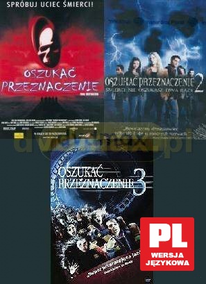 Oszukać przeznaczenie Trylogia pakiet [3DVD]