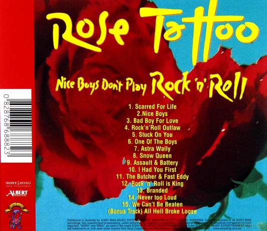 Rose Tattoo: Nice Boys Don't Play Rock 'N' Roll [CD]