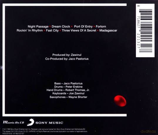Weather Report: Night Passage [CD]