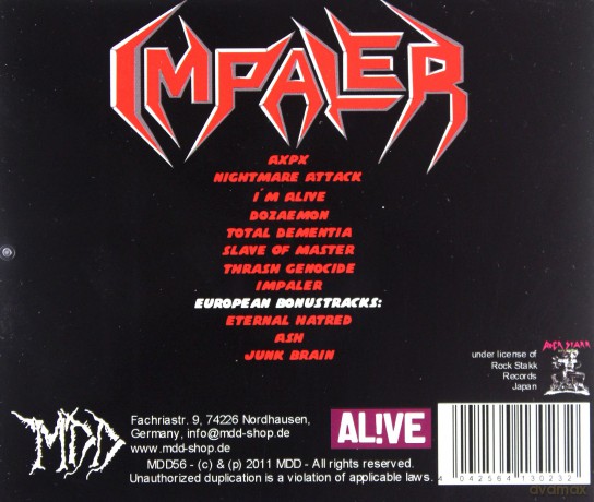 Impaler: Nightmare Attack [CD]