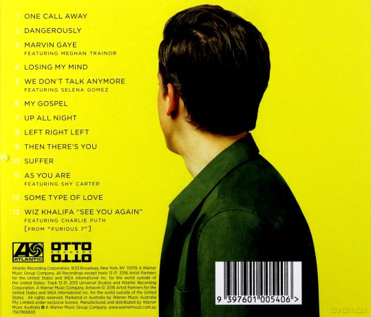 Charlie Puth: Nine Track Mind [CD]