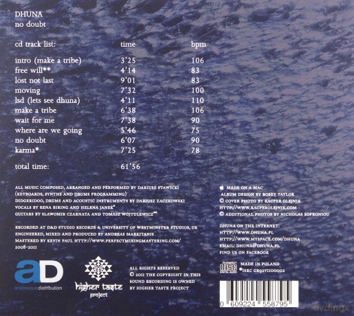 Dhuna: No Doubt [CD]