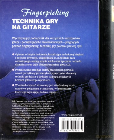 Fingerpicking. Technika gry na gitarze - Phil Capone [KSIĄŻKA]