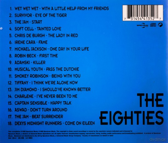No. 1's Of The Eighties [CD]