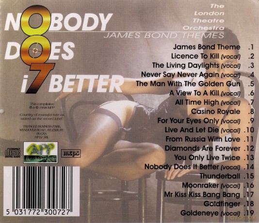 The London Theatre Orchestra: Nobody Does It Better 007 James Bond Themes [CD]