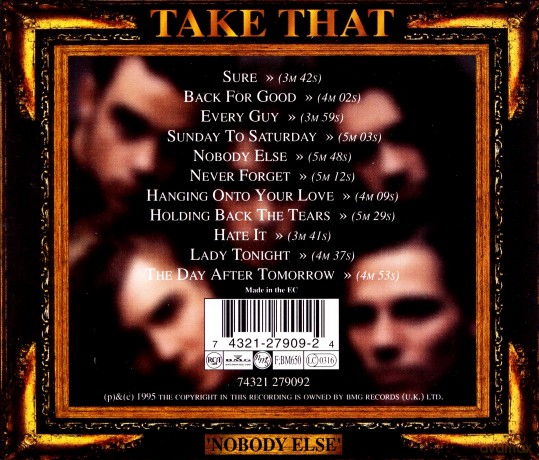 Take That: Nobody Else [CD]