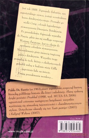 Tajemnica Paryża - Santis Pablo De [KSIĄŻKA]