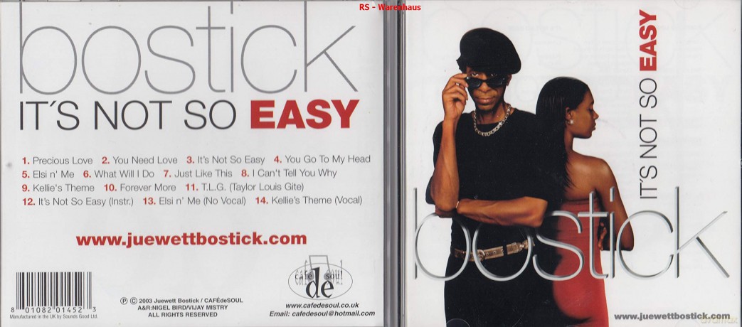 Bostick: Not So Easy [CD]